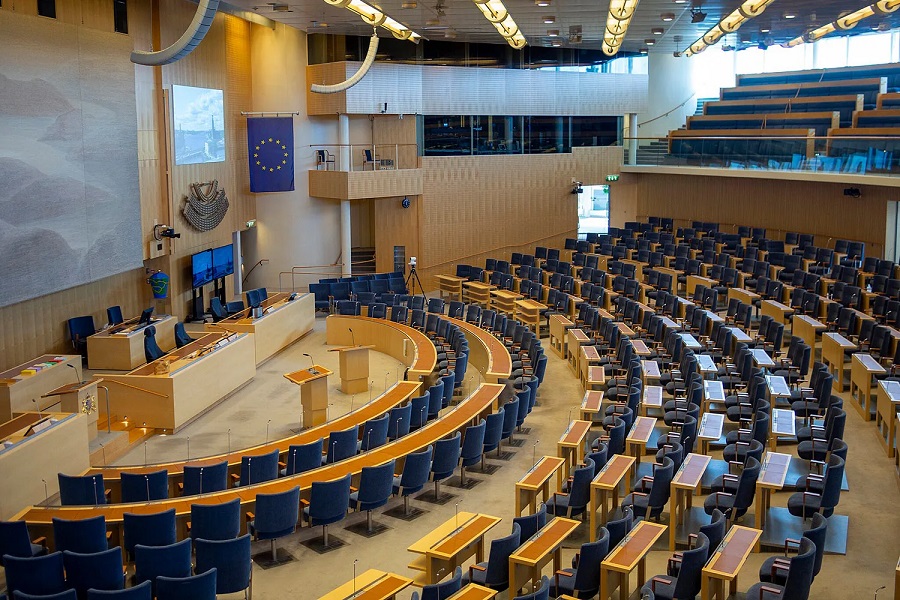 Švédské parlamentní volby 2026 - sídlo parlamentu